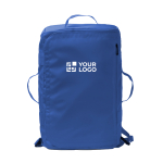 Bolsa mochila convertible de viaje en piel sintética y poliéster vista principal