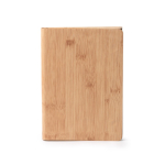 Bloc de notas con soporte móvil y alfombrilla ratón A5 hojas lisas color natural segunda vista