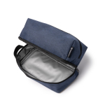 Neceser ecológico con doble compartimento y asa de transporte color negro vista detalle 1