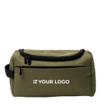 Neceser ecológico con bolsillo interior de rejilla y asa lateral vista principal