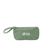 Neceser de pana con doble compartimento y cierre de cremallera vista principal