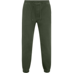 Pantalón jogger de algodón unisex con bolsillos laterales 390g/m² Roly color verde militar segunda vista