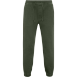 Pantalón jogger de algodón unisex con bolsillos laterales 390g/m² Roly color verde militar primera vista de uso