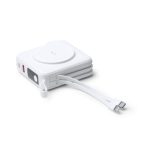 Batería externa 3 en 1 de carga rápida inalámbrica 15W 10.000 mAh color negro vista detalle 6