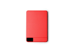 Powerbank magnética de aluminio reciclado con carga rápida 5.000 mAh color rojo segunda vista