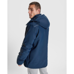 Parka térmica deportiva acolchada con detalles reflectantes Roly Emin color azul marino vista detalle 2