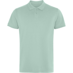 Polo manga corta punto piqué y cuello botones 210 g/m2 Roly Direct Wos color verde menta primera vista de uso