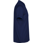 Polo técnico manga corta con rib a contraste 200 g/m2 Roly Direct Sian color azul real