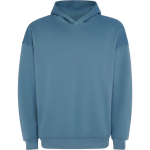 Sudadera unisex oversize con capucha forrada 320 g/m2 Roly Direct Otto color azul grisáceo primera vista de uso