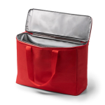 Nevera familiar con interior isotérmico y cierre cremallera 25L color rojo vista detalle 1