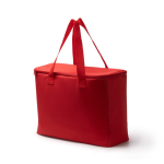 Nevera familiar con interior isotérmico y cierre cremallera 25L color rojo vista detalle 2