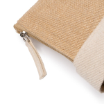 Bolsa nevera de algodón y yute con interior isotérmico 280 g/m2 vista detalle 2