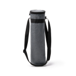 Nevera para botella con cinta ajustable y cierre cremallera 1L color gris claro segunda vista