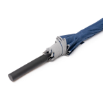 Paraguas automático con banda reflectante y sistema antiventisca color azul marino vista detalle 2