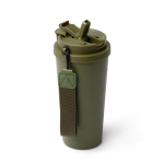 Vaso térmico de acero inoxidable con tapa antigoteo 500ml color verde oscuro vista detalle 3