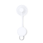 Ventilador de mano con anillo magnético y 3 velocidades color blanco segunda vista