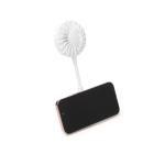 Ventilador de mano con anillo magnético y 3 velocidades color blanco vista detalle 2