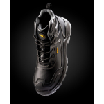 Bota laboral unisex cordones y puntera de fibra de vidrio Roly Iron color naranja fluorescente vista detalle 1