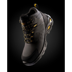 Bota laboral impermeable unisex con puntera fibra vidrio Roly Lua color amarillo vista detalle 1