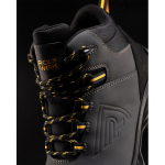 Bota laboral impermeable unisex con puntera fibra vidrio Roly Lua color amarillo vista detalle 3