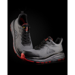 Calzado laboral unisex transpirable con suela de goma suave Roly Onyx color rojo vista detalle 3