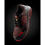 Calzado laboral deportivo unisex puntera fibra vidrio 200J Roly Ruby color rojo vista detalle 1