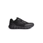 Calzado laboral deportivo unisex transpirable con cordones Roly Basalt color negro primera vista de uso