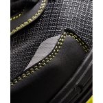 Calzado laboral unisex sport cordones y suela con densidad Roly Beryl color amarillo fluorescente vista detalle 5