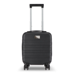 Trolley de cabina compacto con soporte para móvil en el asa 14'' color negro