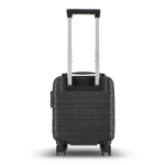 Trolley de cabina compacto con soporte para móvil en el asa 14'' color negro tercera vista