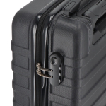 Trolley de cabina compacto con soporte para móvil en el asa 14'' color negro sexta vista