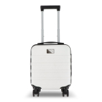 Trolley de cabina compacto con soporte para móvil en el asa 14'' color blanco