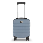 Trolley de cabina compacto con soporte para móvil en el asa 14'' color gris