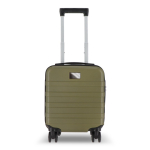 Trolley de cabina compacto con soporte para móvil en el asa 14'' color verde oliva