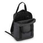 Mochila para portátil de RPET con tiras reflectantes 15.6'' color negro segunda vista