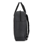 Mochila para portátil de RPET con tiras reflectantes 15.6'' color negro sexta vista