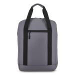 Mochila para portátil de RPET con tiras reflectantes 15.6'' color gris