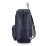 Mochila plegable ligera con bolsillo frontal y malla lateral 16L color azul oscuro septima vista