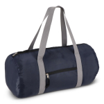 Bolsa deportiva plegable con bolsillo frontal y capacidad de 20L color azul oscuro tercera vista