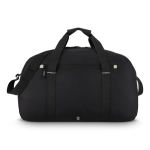 Bolsa de viaje o deporte con detalle reflectante y cremallera 35L color negro