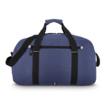 Bolsa de viaje o deporte con detalle reflectante y cremallera 35L color azul oscuro