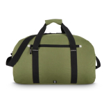 Bolsa de viaje o deporte con detalle reflectante y cremallera 35L color verde oliva