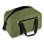 Bolsa de viaje o deporte con detalle reflectante y cremallera 35L color verde oliva segunda vista
