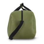 Bolsa de viaje o deporte con detalle reflectante y cremallera 35L color verde oliva sexta vista