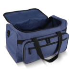 Bolsa deportiva y de viaje con varias asas y cremalleras de 37L color azul oscuro segunda vista