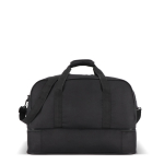 Bolsa de poliéster reciclado para deporte o para viaje 50L color negro cuarta vista