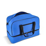 Bolsa de poliéster reciclado para deporte o para viaje 50L color azul quinta vista