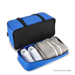 Bolsa de poliéster reciclado para deporte o para viaje 50L color azul sexta vista