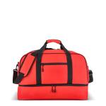 Bolsa de poliéster reciclado para deporte o para viaje 50L color rojo