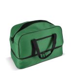 Bolsa de poliéster reciclado para deporte o para viaje 50L color verde quinta vista